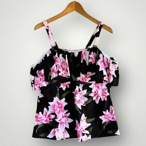 🎉5 for $45 🎉 NWT Island Escape Swim Top Swimsuit Women Size 18W